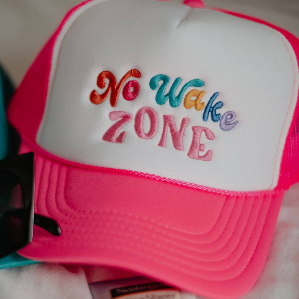 No Wake Zone Trucker Hat