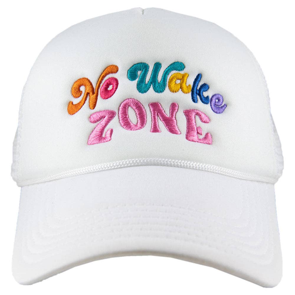 No Wake Zone Trucker Hat