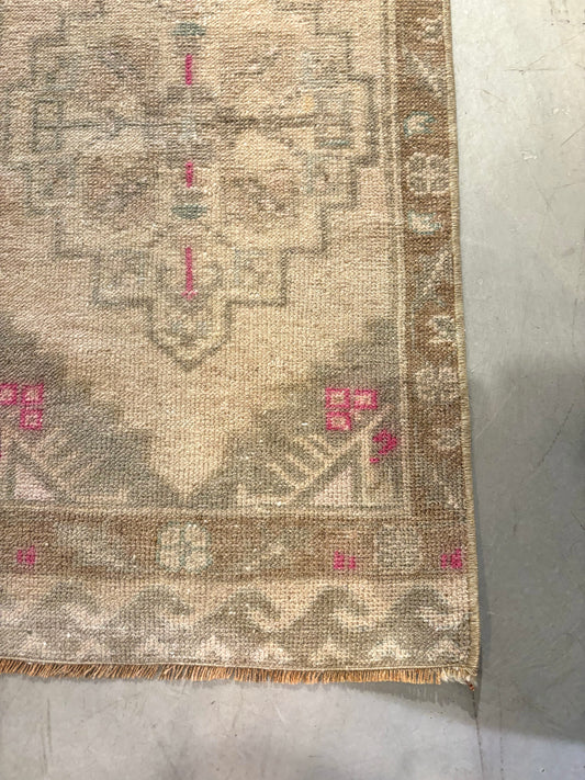 Turkish Oushak  Mini Rug - Serena