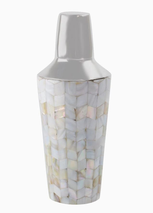 Shell Mosaic Cocktail Shaker