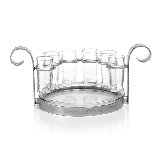 Six Shot Tequila Set - Silver